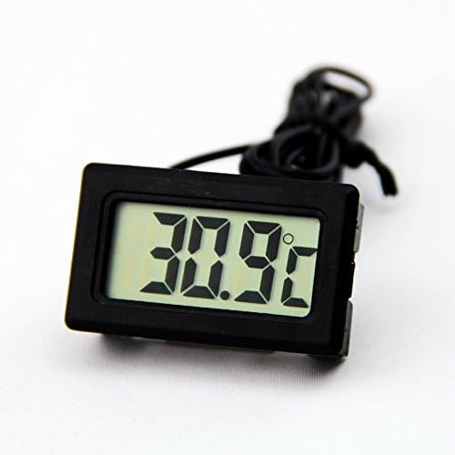 Hankcares OEM Mini Size Digital Thermometer with High Temperature Resistance Probe, Oven Temperature Sensor