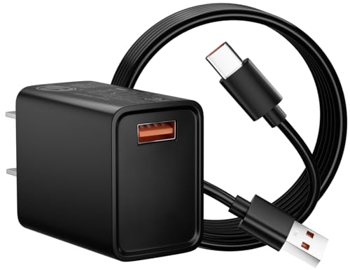 USB C Cable Fast Wall Charger for Motorola Moto G Fast/G Power/G Pure/G Stylus 5G /2022/2023/2023/2024,Edge G9 G8 G7,Play,Plus,Power,G6,X4 Z3 Z2 Play Z Droid Force,Type C Charging Cord Rapid Adapter
