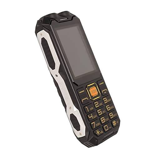 Teléfono móvil para personas mayores Gugxiom desbloqueado con sonido estéreo y triple defensa negro