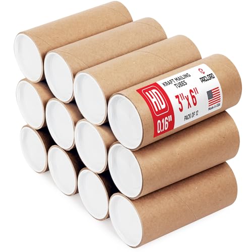 Tube d'expédition carton anti écrasement pour protéger vos créations contre les chocs postaux