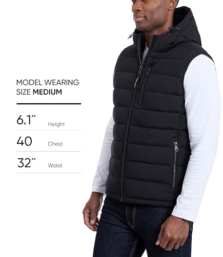 Image of Calvin Klein Men's Lightweight Packable Hooded Puffer Vest