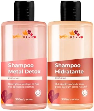 Beleza Ruiva – Kit Shampoo Essenciais | Hidratação, Detox e Prote...