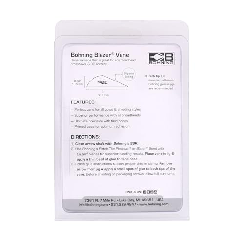 image for Bohning True Color Blazer® Vane, 2” Hunting, 3D, Vane, Don't Tread 