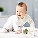 JarThenaAMCS 24 Pack Baby Shower Thank You Cards Green Baby Cloth Note Cards with Envelopes Stickers Greeting Blank Card for Boy Birthday Baby Shower