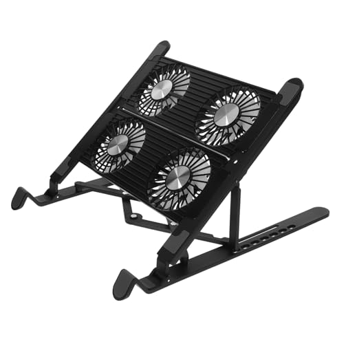 KICHOUSE base ajustable para laptop con ventilador USB miniatura 1