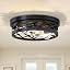 4 Way Round Ceiling Light