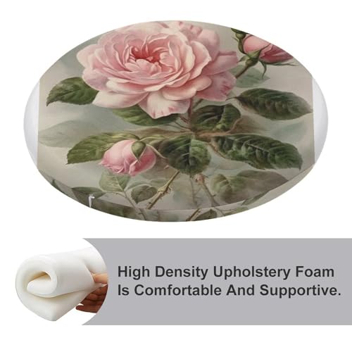 Coussin de chaise rond rose vintage super confortable et durable - 5