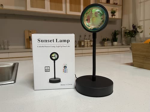 JIMEI Sunset Lamp Projector – 16-Color RGB with App & Remote Control — view 9