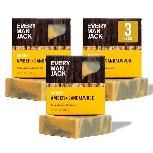 Every Man Jack Cold Processed Mens Bar Soap (3 Pack)