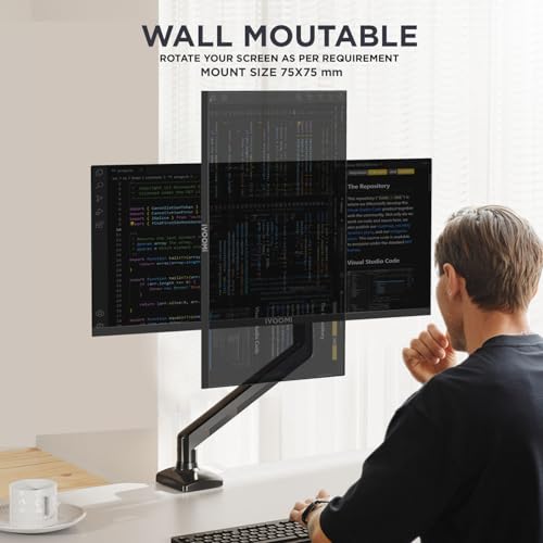 Image of iVOOMi 29 inch Flat LED Monitor (73.66cm) with in-Built Speaker, 21:9 Ratio, HDMI & DP Port, Refresh Rate 100 Hz with 2560 x 1440 Pixels, Bezel-Less Design, Flicker Free, Eye Care Feature 3 Years Warranty