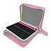 YOUSHARES 54 Slots Pencil Sleeve - Standard 3 Ring Binder Designed Pencil Page Compatible with 216 Slots Pencil Case for Watercolor Pencil, Gel Pen & Cosmetic Brush (Red)