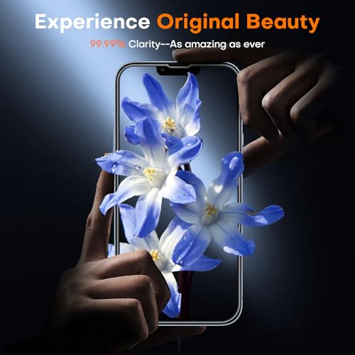 Image of TOCOL for iPhone 13 Pro Privacy Screen Protector, 9H Hardness Military Grade Shatterproof HD Tempered Glass Full Coverage Easy Installation Case Friendly 2 Pack