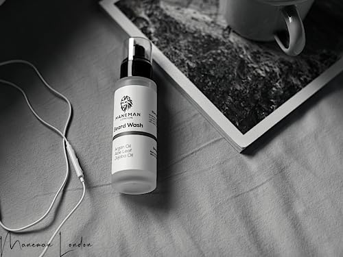 Maneman-London-Beard-Wash-Moisturises-Cleans-and-Conditions-Beard-Natural-and-organic-Argan-Jojoba-Aloe-Vera-oil-Vitamin-e-Mens-Gift-60mL