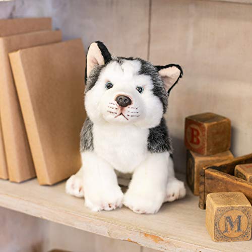 Nat And Jules Alert Small Husky Dog Children's Plush Stuffed Animal Toy #TOP5