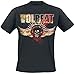 Volbeat Burning Skullwing Männer T-Shirt schwarz L 100% Baumwolle Band-Merch, Bands, Nachhaltigkeit