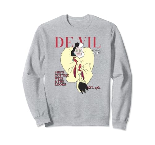 Sweat Cruella De Vil Disney Villains idéal pour un look urbain branché