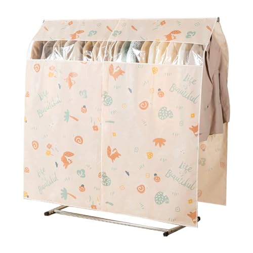 Mengger Kleidersack, Kleiderständer Abdeckung Abdeckung für Kleiderständer 100×150 cm Anti Staub Abdeckung Kleidung Schutzhülle Kleiderschutzhülle Staubdicht Kleidersack Schutzhülle (100 * 150cm)