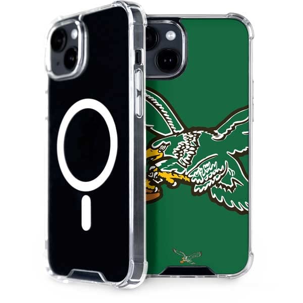 Skinit Phone Case Compatible with MagSafe iPhone 13 - Officially Licensed NFL Philadelphia Eagles Retro Logo Design
