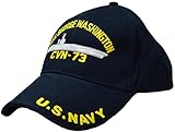 EAGLE CREST USS George Washington CVN-73 Low Profile Cap Navy Blue
