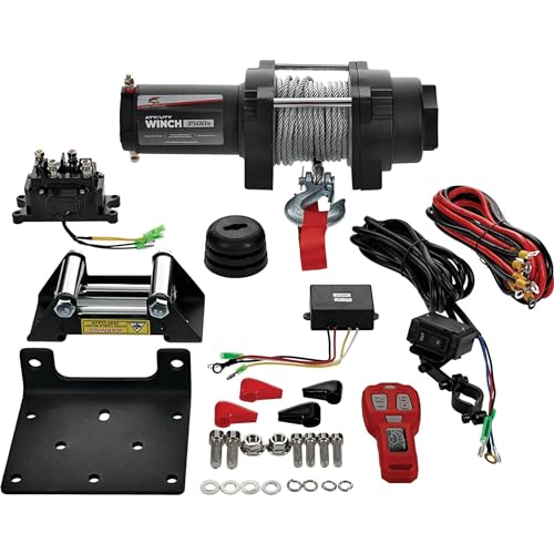 All Balls Racing 431-01023 3500 LB Expedition 4 Bolt Winch w/Wire Winch