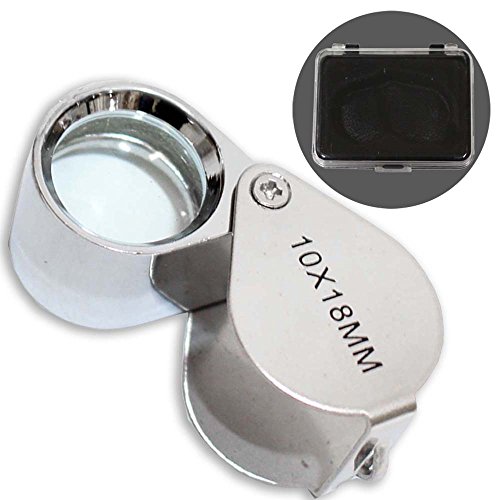 Maximize Chrome Jeweler's Loupe | 10X Power Magnification | Swivel 18mm (0.71
