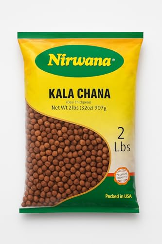 Kala Chana (Black Chickpeas) – Whole Dried Chana for Cooking | Protein-Rich Legume for Salads, Curries & Stews | Pantry Staple for Grocery
