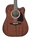 Ibanez AW54CE Artwood Traditional Acoustic-Electric Guitar - Open Pore Natural Bundle with Gig Bag, Strap, D'Addario Strings, Picks, Austin Bazaar Instructional DVD, and Polishing Cloth