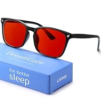 livho DreamGaze Blaulichtfilter-Brille für Männer – 99,9 % Blaulichtschutz – Premium Gaming- & Bildschirmbrille für besseren Schlaf