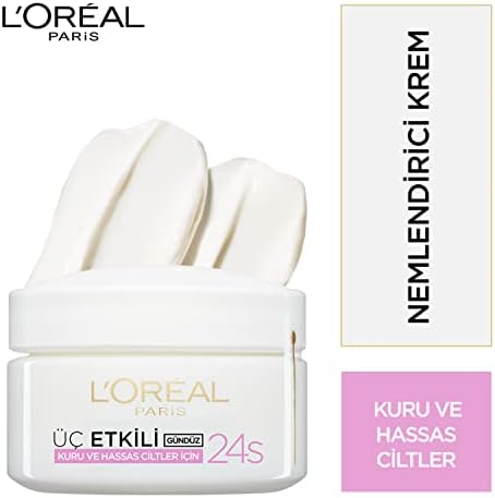 L'Oreal Paris Triple Active Day Moisturiser - Dry and Sensitive S...