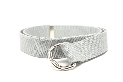 Deal Fashionista D Ring Webbed Cotton Canvas Belt 1.5