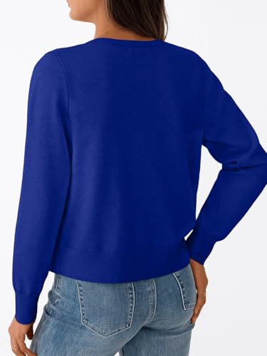 Image of Trendy Queen Lightweight Cardigan Sweaters for Women 2026 | Soft Knit Button-Down, Classic Fit Open-Front Layering Piece for Fall, Winter & Office Wear