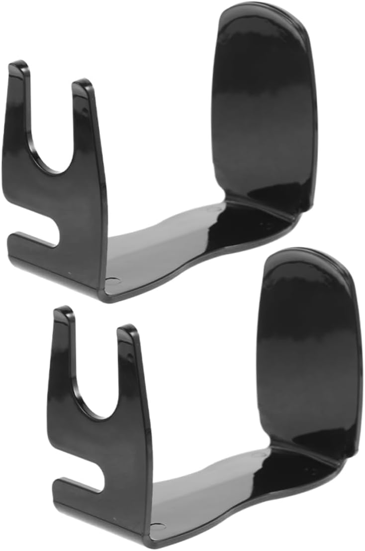 2pcs Sleek Safety Stand and Brush Organizer Compact Shaving Accessories Holder for Neat Grooming Tool Storage Bathroom Countertop