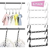 Closet Organizers and Storage, 6 Pack of Space-Saving Closet Organizers and Storage Hangers, Sturdy...