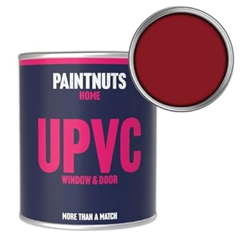 PaintNuts UPVC Window & Door Paint - RAL-3003 - RUBY RED Satin 500ml Tin