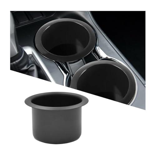 Norkmdi 2PCS Car Recliner-Handles Cup Holder, Recessed Vehicle Cup Holder Insert Replacement, Automotive Interior Drink Can Mount Part Accessories, Universal for SUV Sedan Truck (Black)