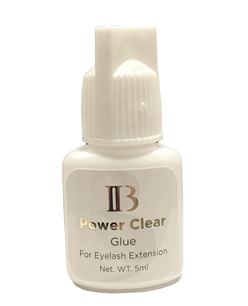 Ibeauty Korean Authentic Power Clear Glue has Zero Carbon Black Eyelash Glue for Professional Eyelash Extensions