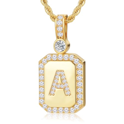 Meeshi 24K Gold-Filled Initial Pendant Necklace