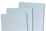 Basic Colorful Heavy 3" x 5" Card Stock 80# Cover - 100 Pack - 216 GSM 3x5 Flat Cards - Great for Index Cards, Stamping, Scrapbooking, Note Cards, Flash Cards, Etc. Made in the USA (Light Blue)