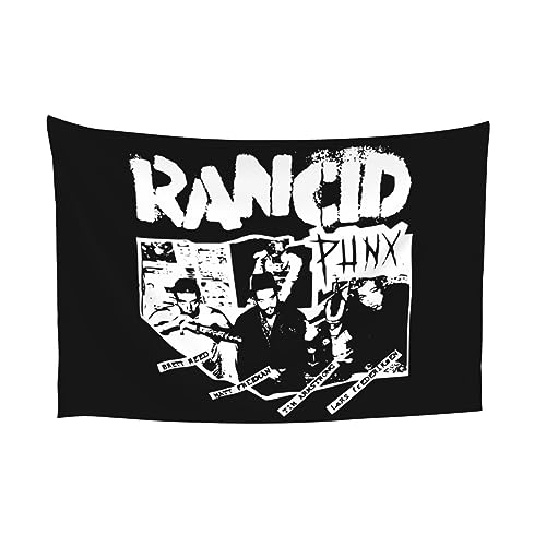 Rancid ランシド タペストリー 壁飾り 壁掛け 人気 おしゃれ 布ポスター 大判 部屋 窓 インテリア アートポスター 壁アート リビングルーム ベッドルーム 模様替え 雰囲気転換 60x40in