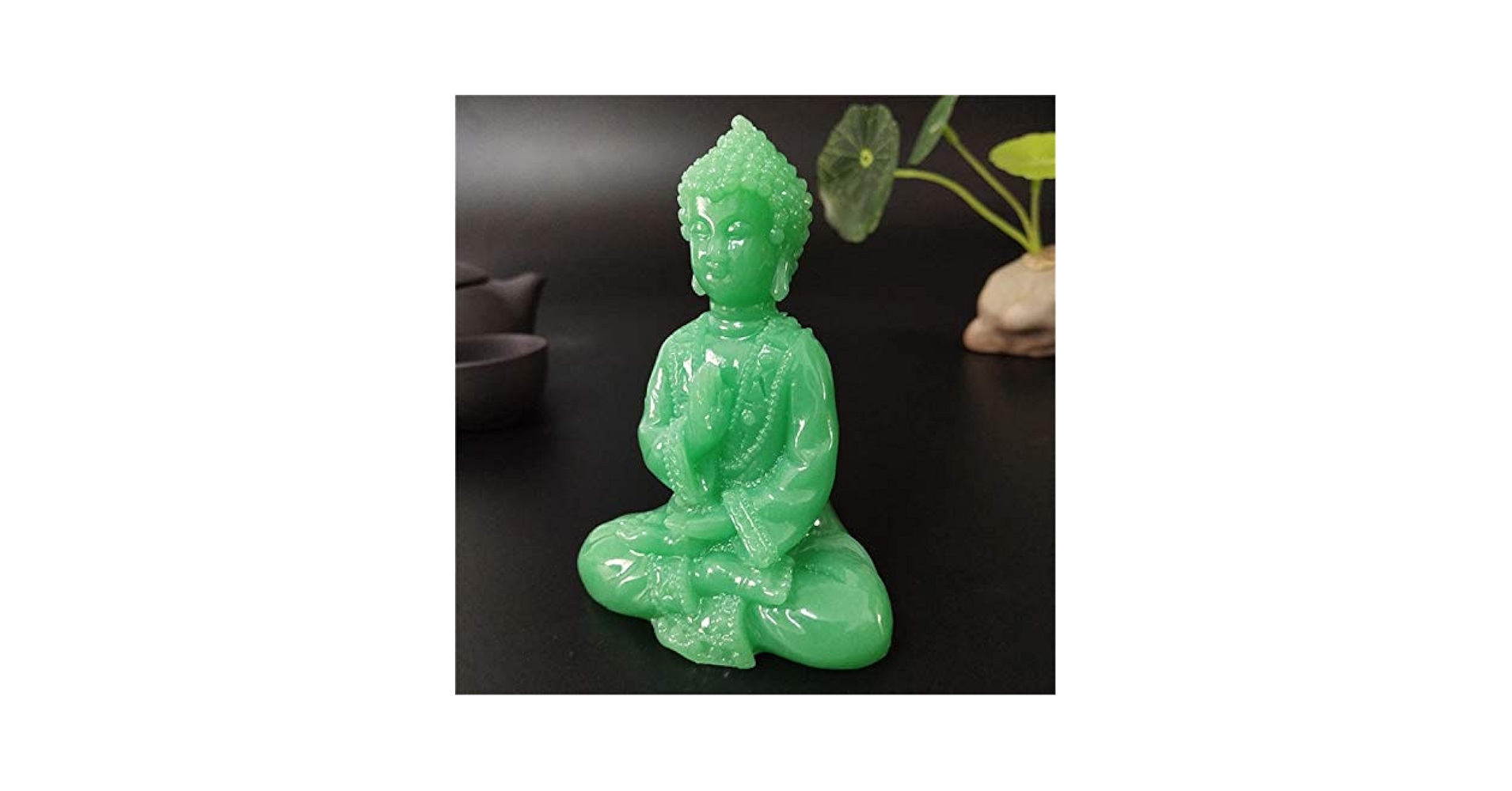 翡翠製仏像インテリア装飾品 Amazon.co.jp: 装飾置物 笑う仏像人工翡翠石飾り : ホーム＆キッチン