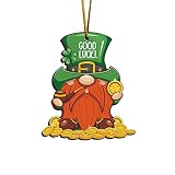 WODORO Irish Crest Ornament, Irish Ornament, Celtic Christmas Ornaments Tree Decorations, Rear View
