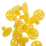 PRETYZOOM 16 Stück Kunststoff Bodenflansch Armaturen mit 5 Löchern 5mm Durchmesser Selbstgemacht Festflansch für Küchen und Regalbefestigung