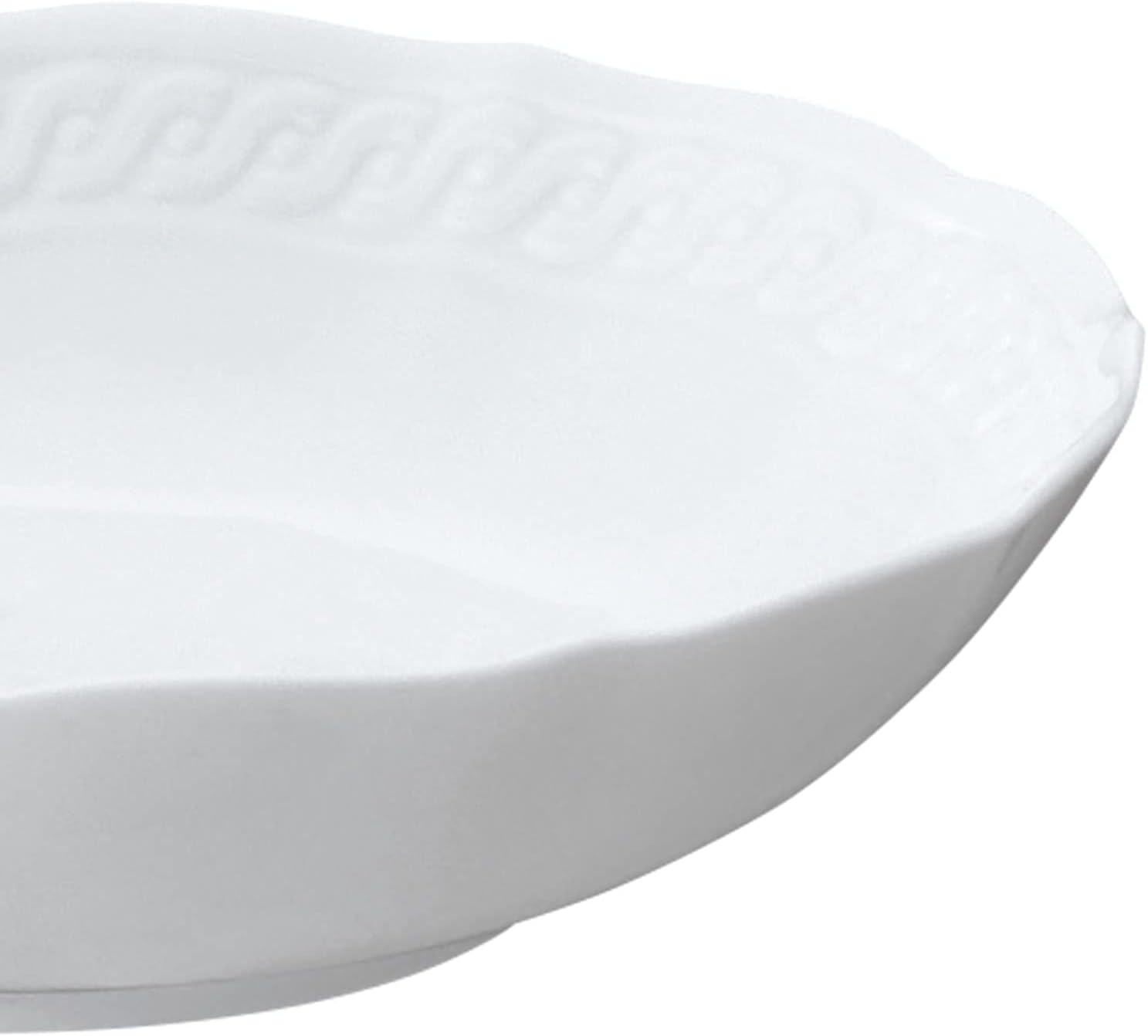 Noritake 94813/1655 Plate, 5.5 inches (14 cm), Shale Blan, Microwave Safe, Dishwasher Safe, 1 Piece, Fine Porcelain (Premium White)