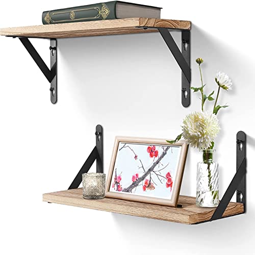 Uten Floating Shelves 2PCS, Wall Mounted Shelf, Wooden Kitchen Shelves Set with Spirit Level for Bedroom, Bathroom, Living Room, Kitchen Storage, Office, Max Load 30kg/66Ibs - Cosy Home Interiors Uten Floating Shelves 2PCS, Wall Mounted Shelf, Wooden Kitchen Shelves Set with Spirit Level for Bedroom, Bathroom, Living Room, Kitchen Storage, Office, Max Load 30kg/66Ibs