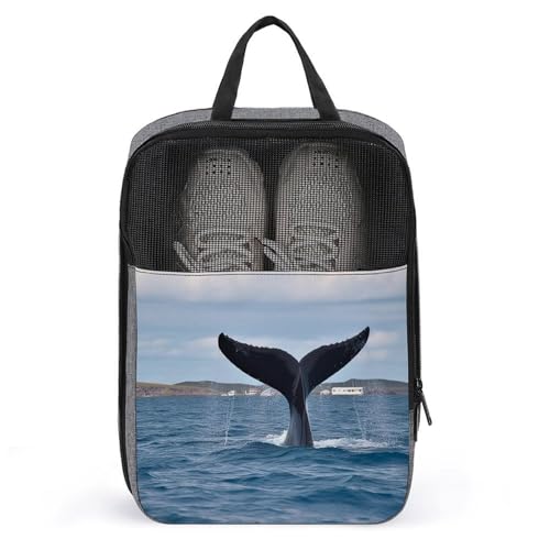Bolsas de viaje portátil de viaje para zapatos con diseño impreso ideal para maletas ordenadas