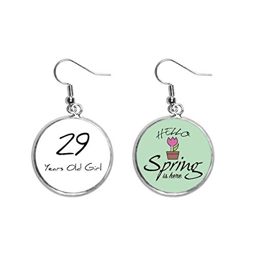 Pendientes de primavera colgantes antialérgicos para lucir un estilo fresco y juvenil