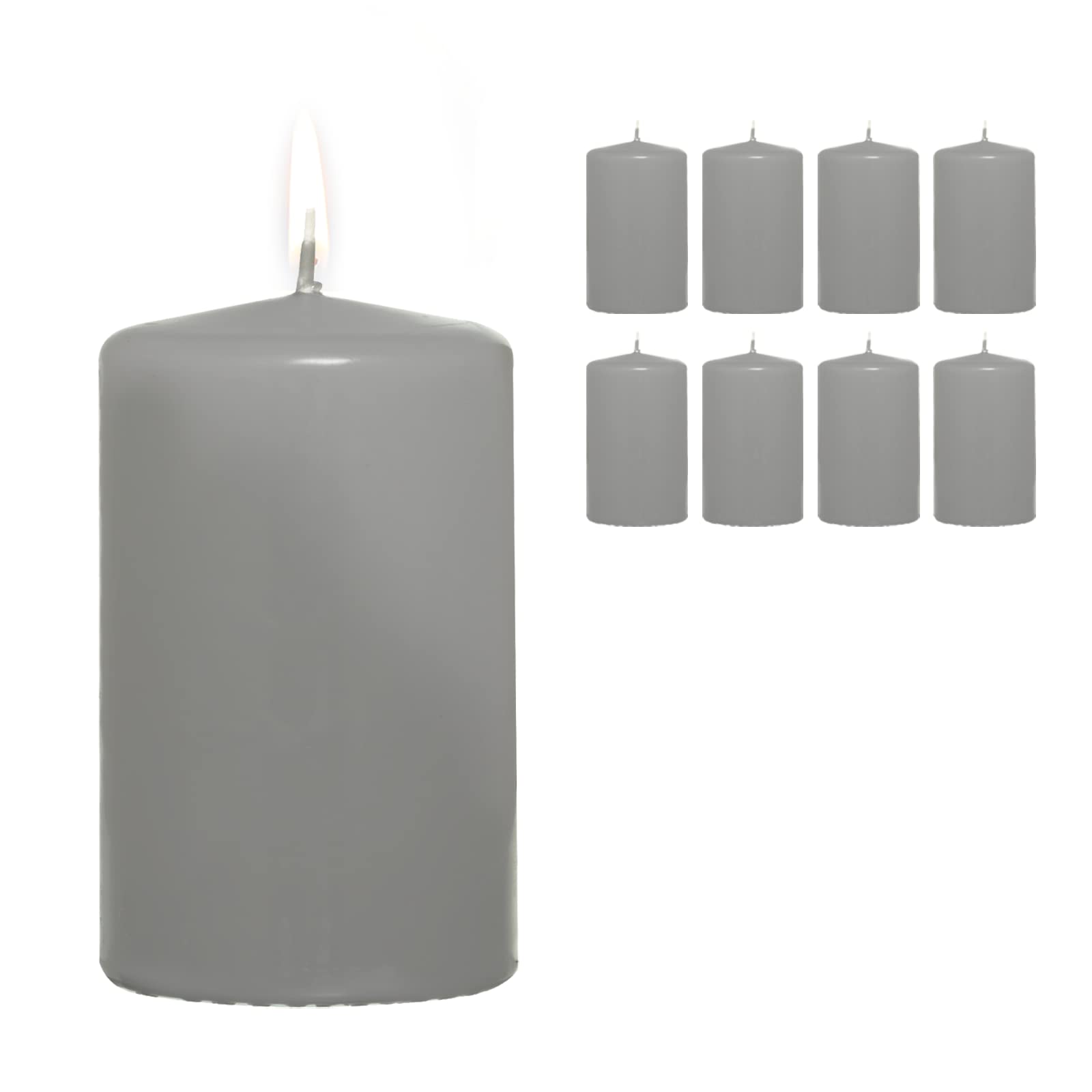 Candelo Set van 4 kaarsen met kerstsfeer stompkaarsen - crème - 4,8 cm x 8 cm - kerstkaarsen voor adventskrans - advent kaars kerstdecoratie