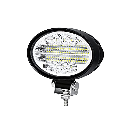 BATLAM 2 Peças Farol De Motocicleta Luz De Trabalho De Alto Feixe Baixo 12V 24V 36V Para Pickup Truc