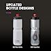 HydraPak | Polar Bottle - Polar Surge Insulated Bike Water Bottle 2-Pack - High Flow, Cycling & Sports Squeeze Bottle (Ascent Silver, 700ml / 24oz)