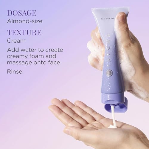 Image of TATCHA The Rice Wash, Soft Cream Facial Cleanser, Wash Away Buildup Without Stripping Skin For A Soft, Luminous Complexion